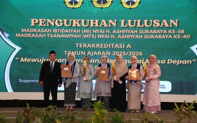 Pengukuhan (Lulusan MTs NYAI H. ASHFIYAH Ke 40)